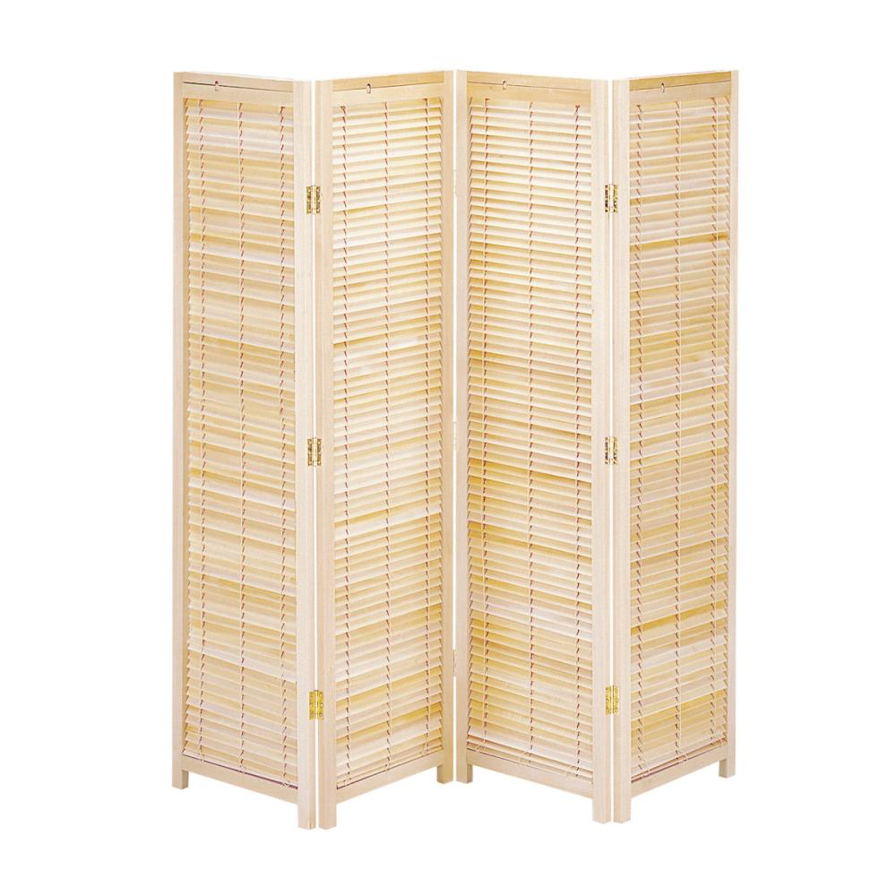パーテーション（衝立）　４連　ナチュラル　ＪＰ－ＬＢ４
