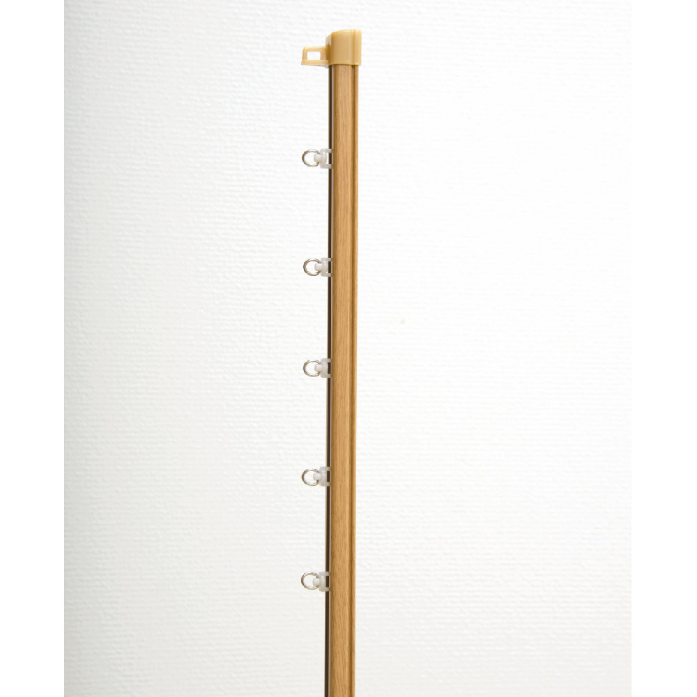 ３６０度回転ランナーレール　ナチュラル　シングル　２ｍ