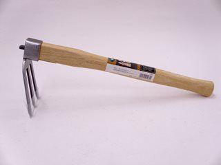 ステンレス片手鍬　三本爪型　（Ｆ－００９）