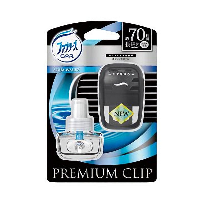 Ｐ＆Ｇ　芳香剤　ファブリーズ　プレミアムクリップ　車用　アクアワルツ　本体