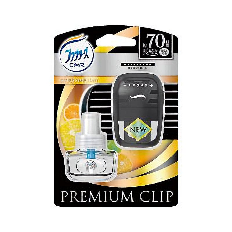 Ｐ＆Ｇ　芳香剤　ファブリーズ　プレミアムクリップ　車用　シトラスシンフォニー　本体