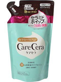 ロート製薬　ケアセラ　泡の高保湿ボディウォッシュ　詰め替え用　３５０ｍＬ