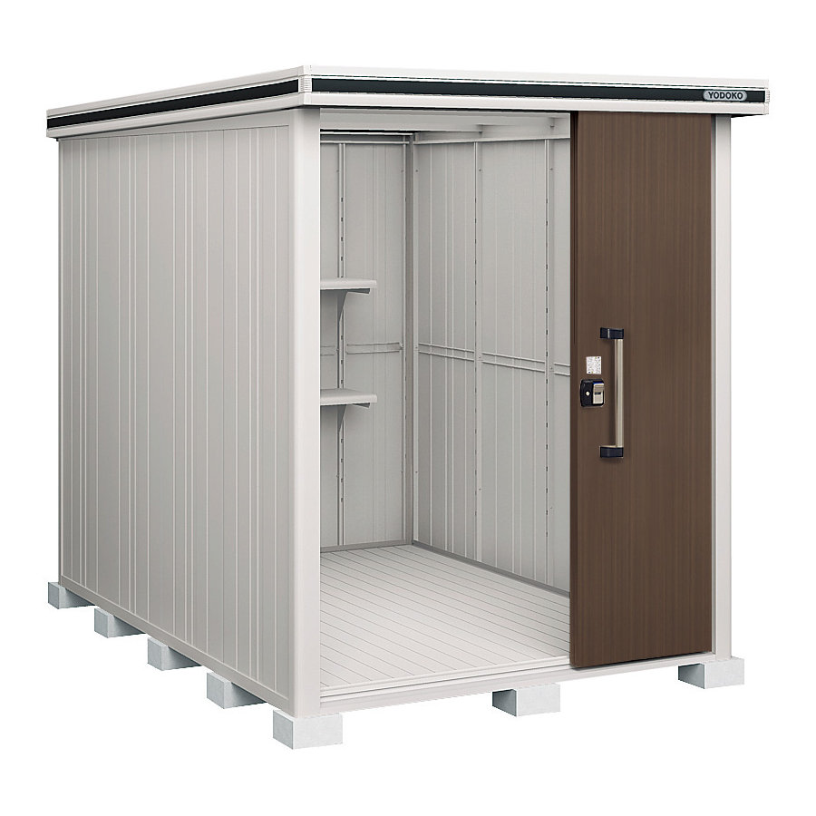 ヨド物置　エルモ　一般型　間口１８６×奥行２９１×高さ２３６ｃｍ　カシミヤベージュ　ＬＭＤ－１８２９ＨＣＢ