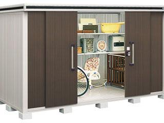 ヨド物置　エルモ　一般型　間口３６２×奥行１８６×高さ２１２ｃｍ　カシミヤベージュ　ＬＭＤ－３６１８ＣＢ