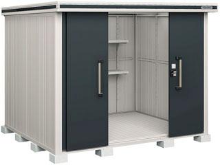 ヨド物置　エルモ　積雪型　間口２５６×奥行２２１×高さ２１２ｃｍ　エバーグリーン　ＬＭＤＳ－２５２２ＥＧ