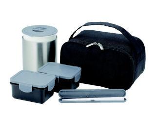 ほかほかランチ保温弁当箱　ブラック