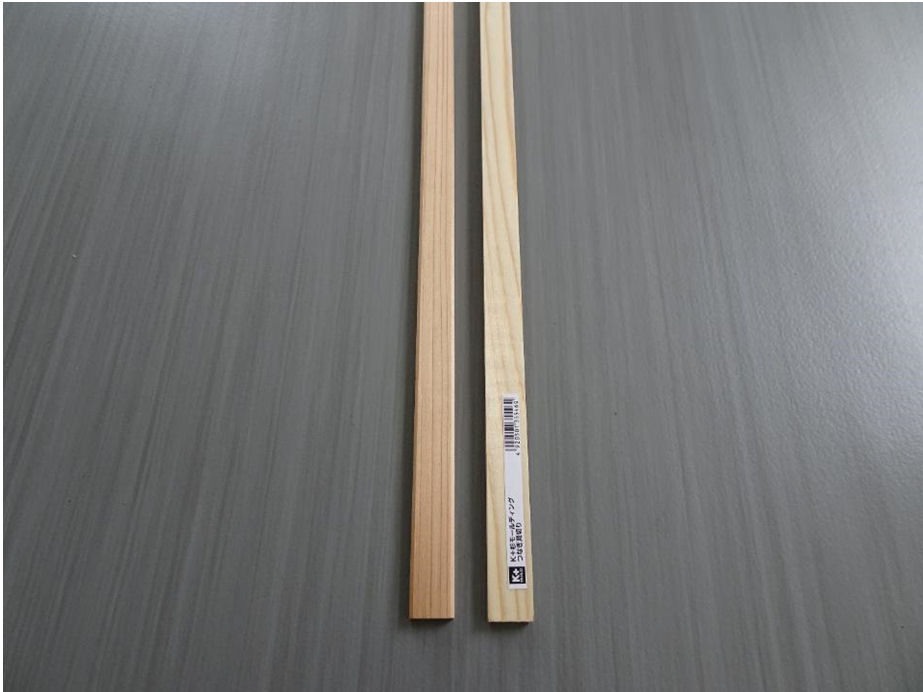 Ｋ＋桧モールディング　つなぎ　見切り