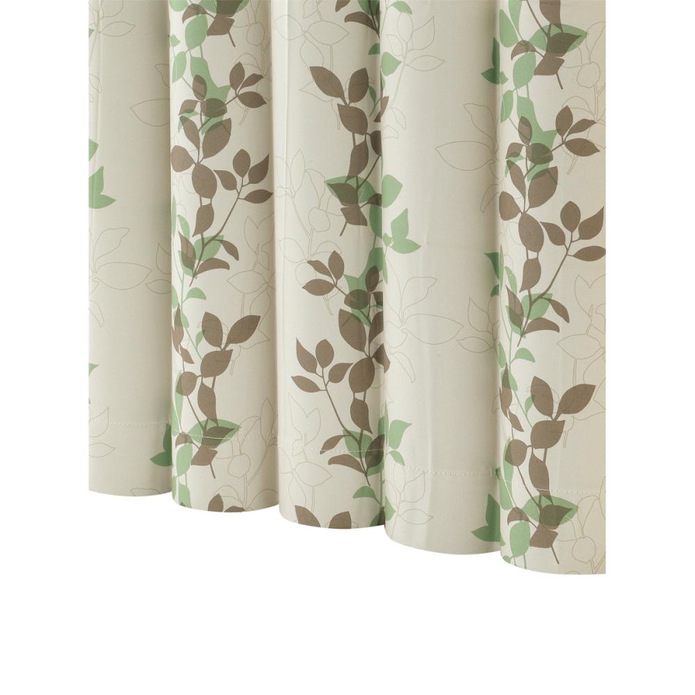 ドレープカーテン　ランケ　１級遮光　ベージュ　１００×１３５ｃｍ　２枚組