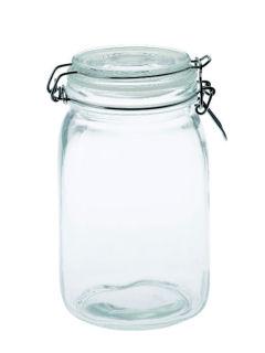 ワイヤーロック式ガラス保存容器　１５００ｍＬ