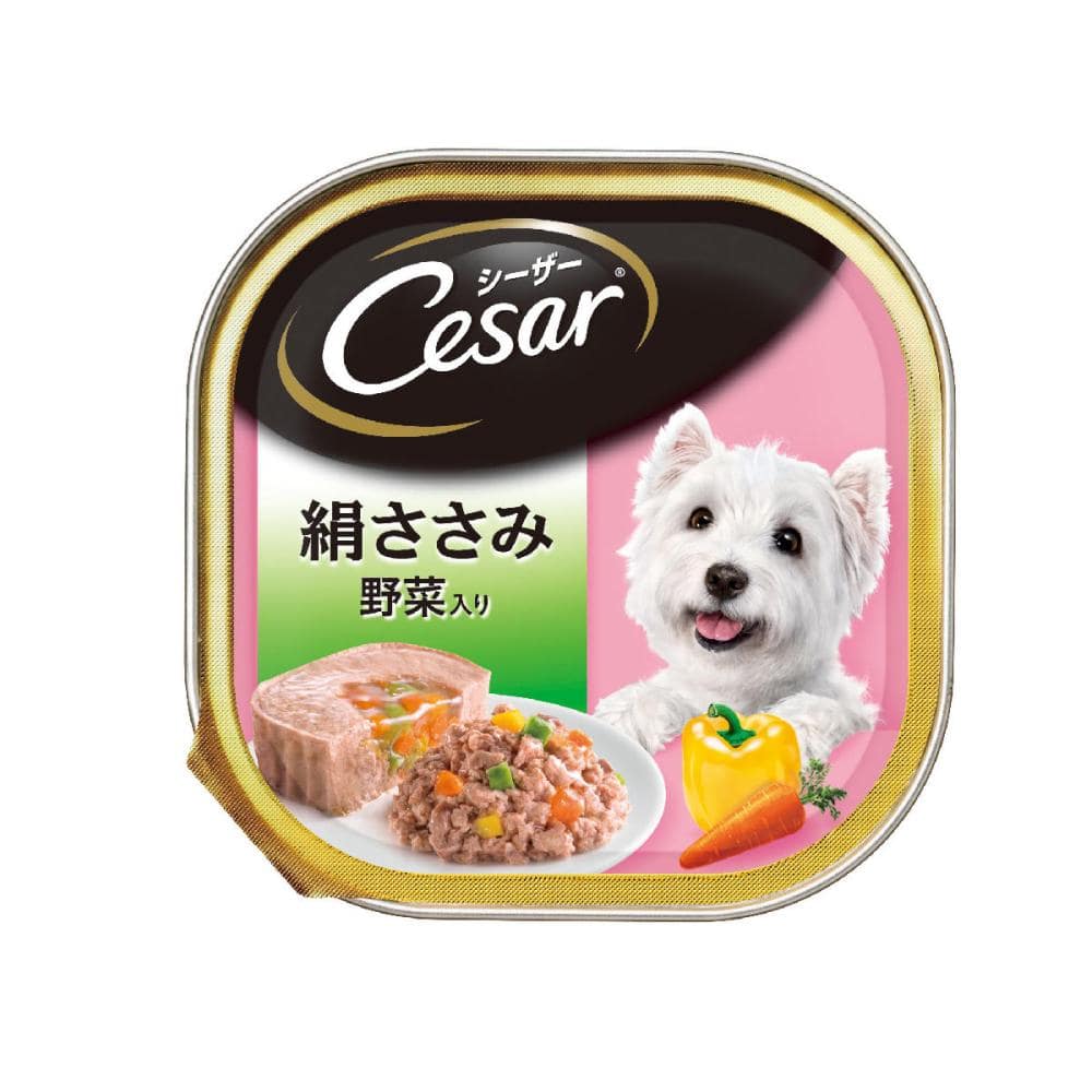 シーザー　絹ささみ　野菜入り　１００ｇ