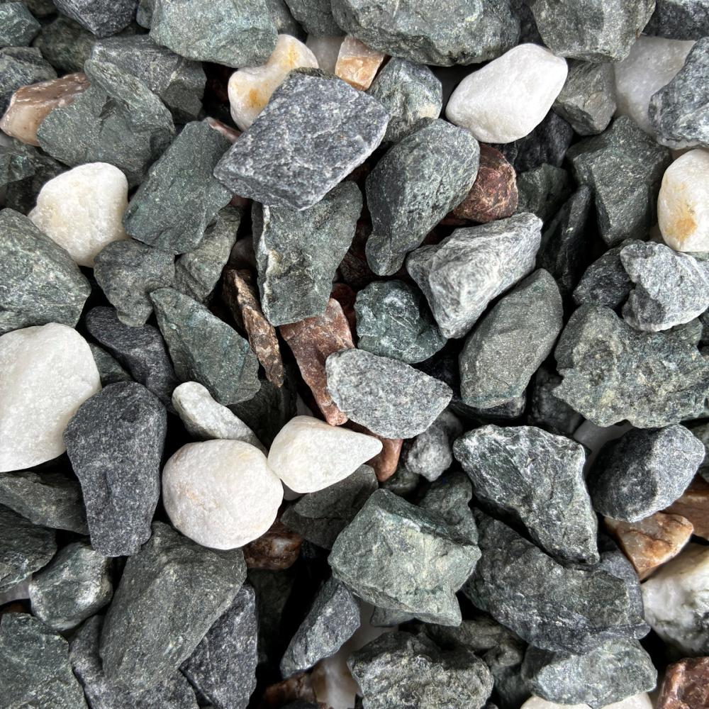 你的品牌名　国産五色砂利　１３～２７ｍｍ　１５ｋｇ