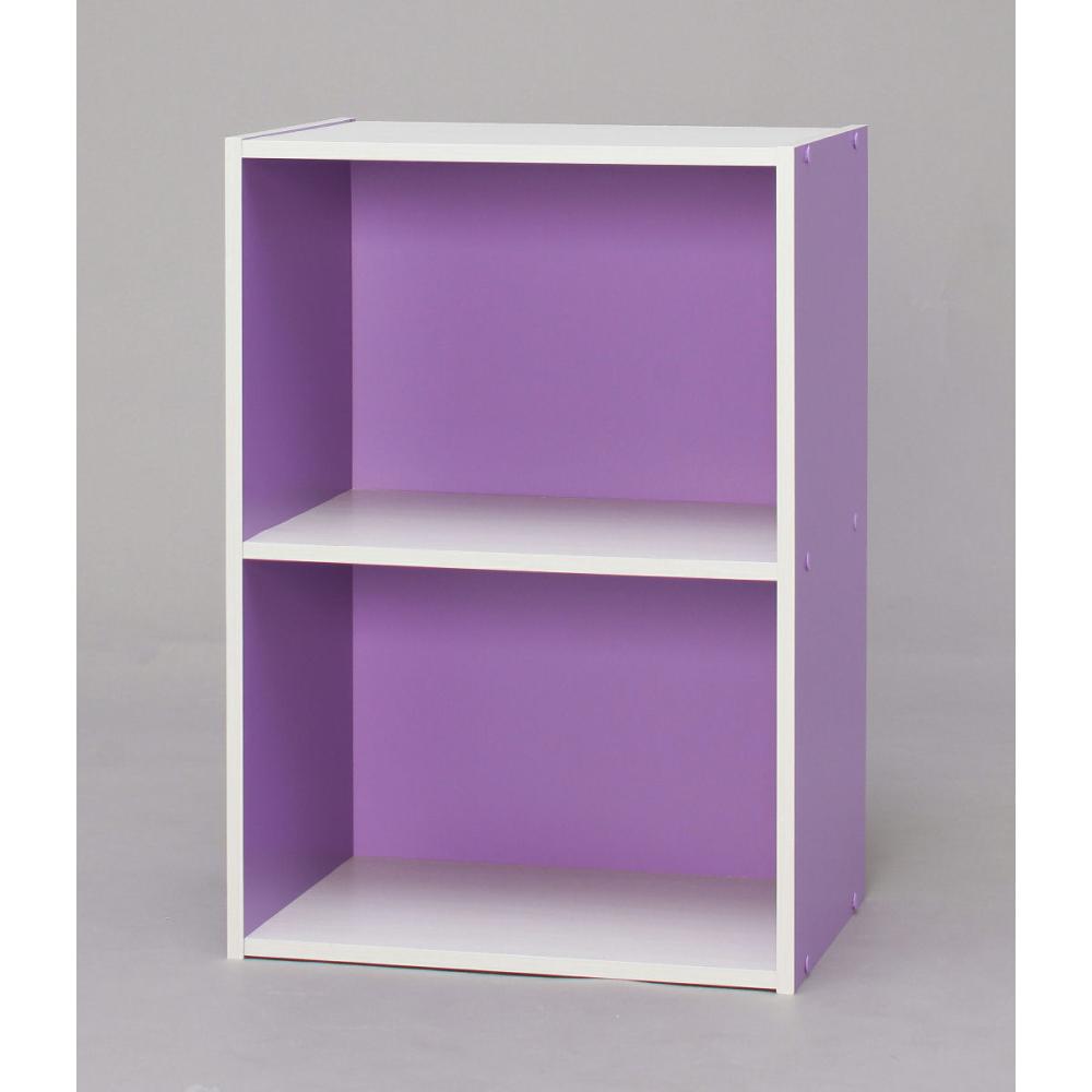 パープル／オフホワイト