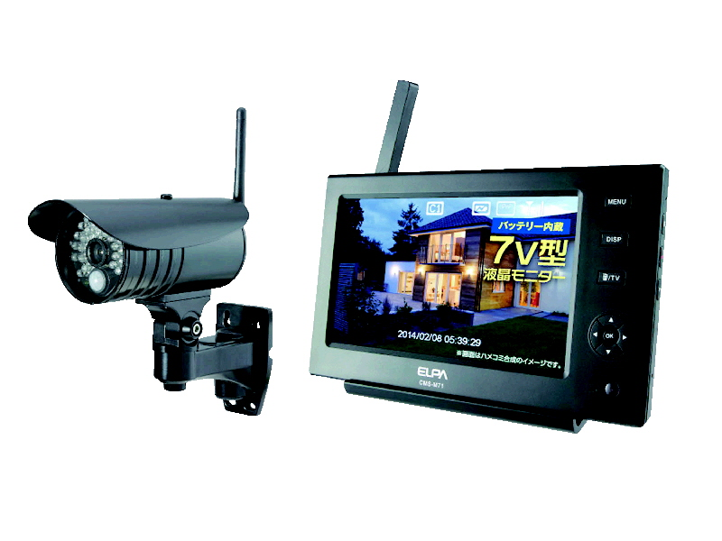 ワイヤレスカメラ　モニターセット　ＣＭＳ－７１１０