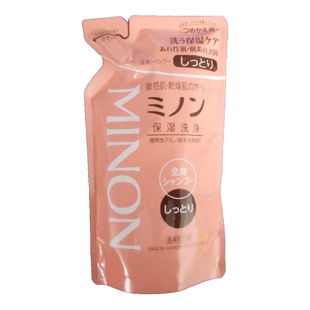 ミノン　全身シャンプー　しっとり　詰め替え用　３８０ｍＬ