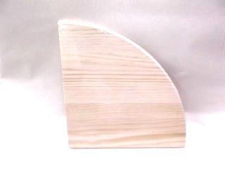 クリアパイン　３００×３００×１８ｍｍ　１／４丸