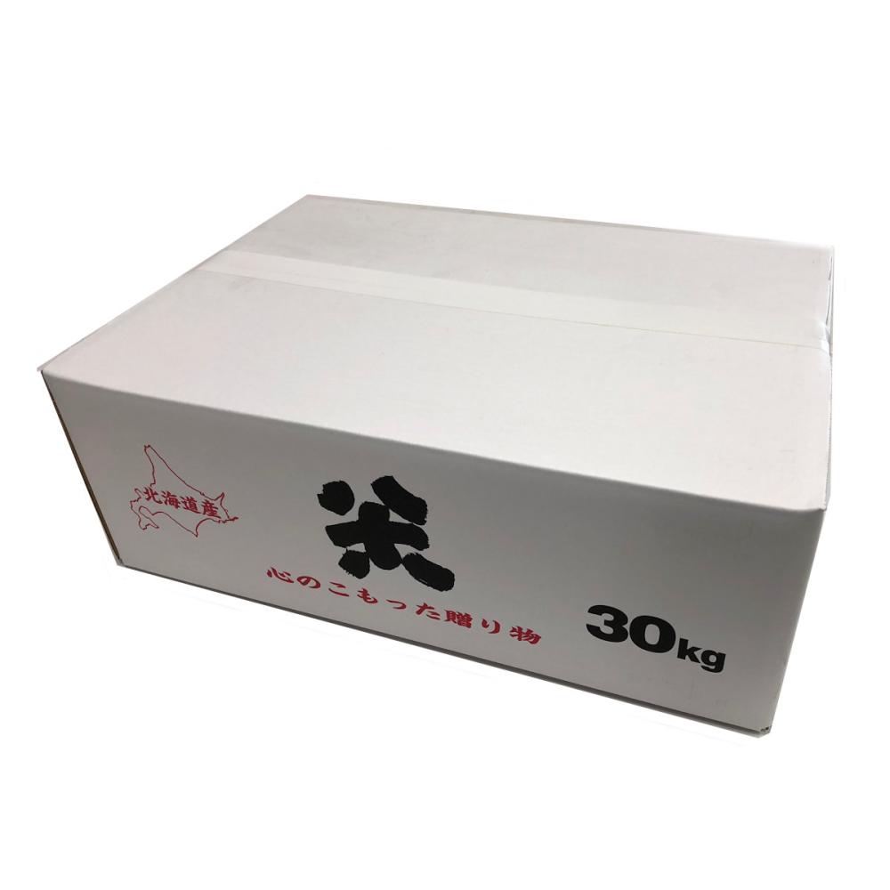 贈答用　米ダンボール　３０ｋｇ　北海道産