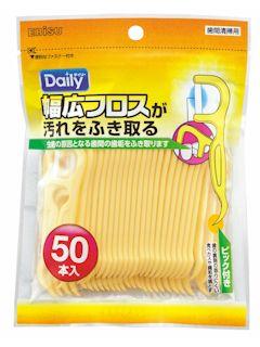 エビス　デイリー幅広フロス　５０本入