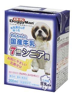 ドギーマン　わんちゃんの国産牛乳７歳からのシニア用　２００ｍＬ