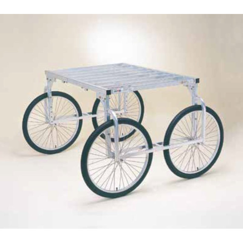 ハラックス　アルミ収穫台車　楽太郎　エアータイヤ仕様　ＲＡ－２００