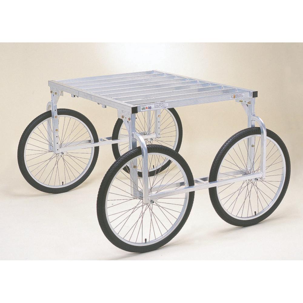 ハラックス　アルミ収穫台車　楽太郎　ノーパンクタイヤ仕様　ＲＡ－２００Ｎ