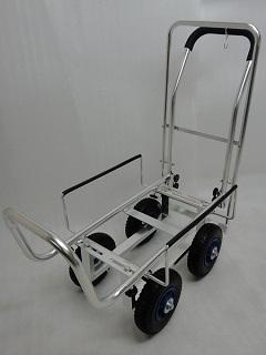 アルミ四輪キャリーブレーキ付ノーパンクＡＫＢー４３ＮＰＵ