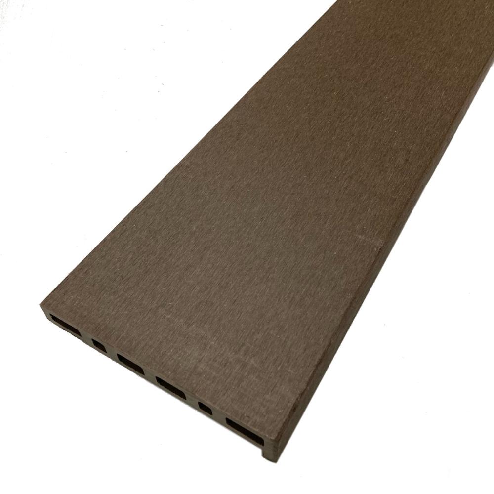 人工木デッキ材　幕板　【ｅ】　ダークブラウン　１４５×３０×１７９０ｍｍ
