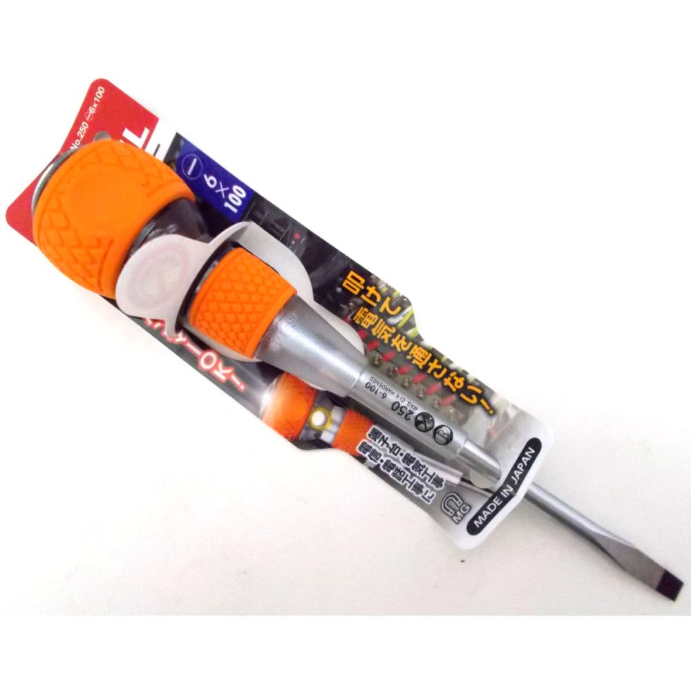 ＶＥＳＳＥＬ（ベッセル）　安全貫通ドライバー　　＃２５０　－６Ｘ１００