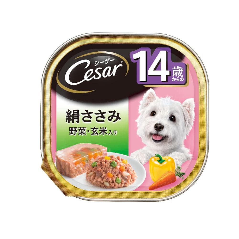 マース　シーザー　１４歳　絹ささみ　野菜・玄米入り　１００ｇ