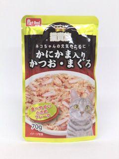 かつお・まぐろ　かにかま入り　７０ｇ