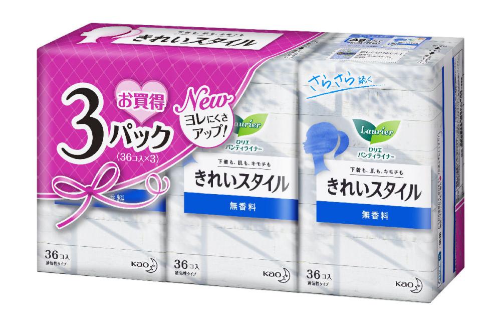 花王　ロリエ　きれいスタイル　無香料　３６コ×３
