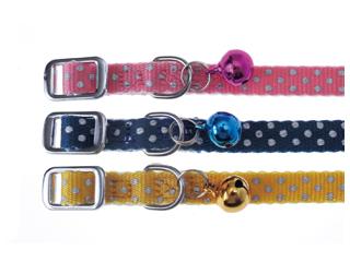 ＭＤ６０７１　猫用反射ドットカラー　ピンク