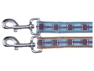 ドギーマン　反射チェックリード　２５ｍｍ　イエロー　ＭＤ２１９３