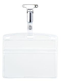 オープン　タッグ名札　金属クリップ　１０枚入　ＮＴ－６