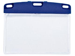 オープン　名札ケース　アーバンスタイル　横　名刺　青