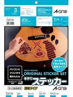 エーワン　手作りステッカー　透明タイプ　２８８７３Ｎ