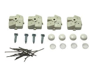 パンチングボード止め具　石コウボード用　白