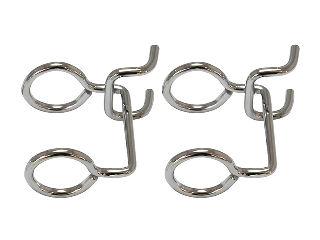 パンチングボード用　フック　Ｗリング