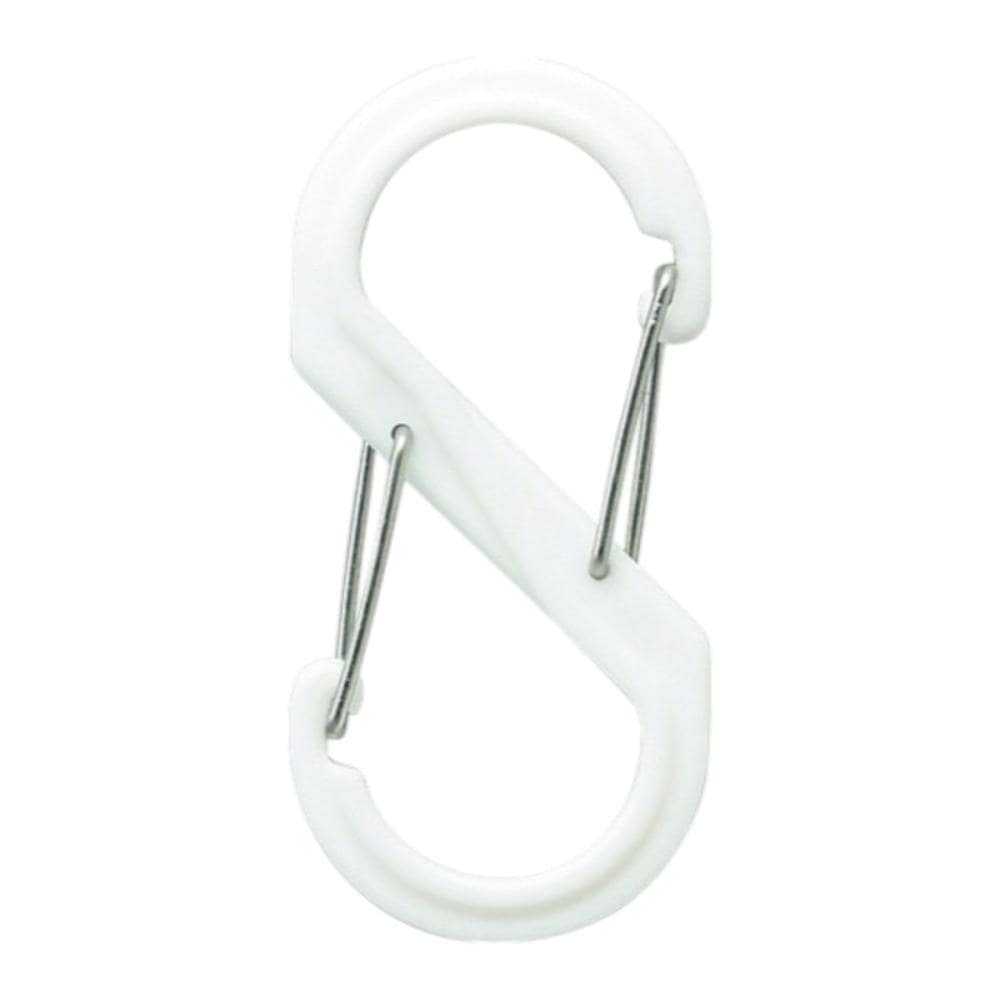 光　Ｓ型カラビナ　小　ホワイト　Ｂ－ＫＲＳＡ６１－１