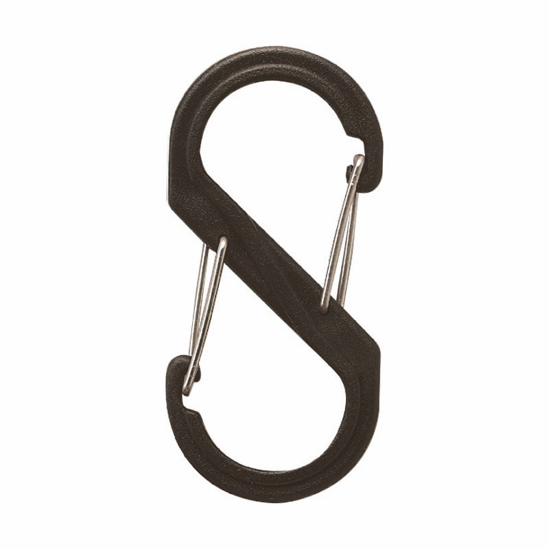 光　Ｓ型カラビナ　小　ブラック　Ｂ－ＫＲＳＡ６１－２