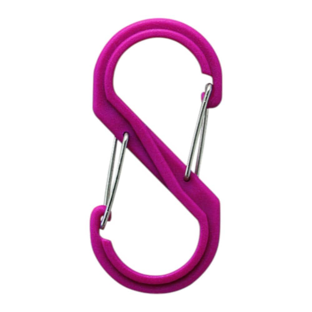 光　Ｓ型カラビナ　小　ピンク　Ｂ－ＫＲＳＡ６１－３