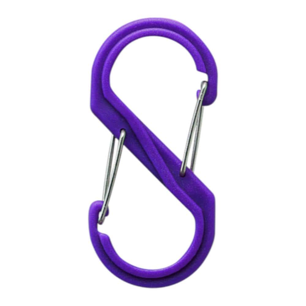 光　Ｓ型カラビナ　小　パープル　Ｂ－ＫＲＳＡ６１－４