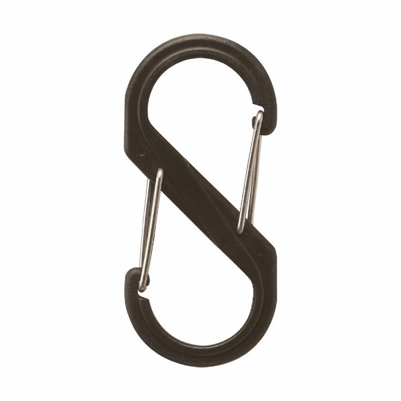 光　Ｓ型カラビナ　大　ブラック　Ｂ－ＫＲＳＡ８８－２