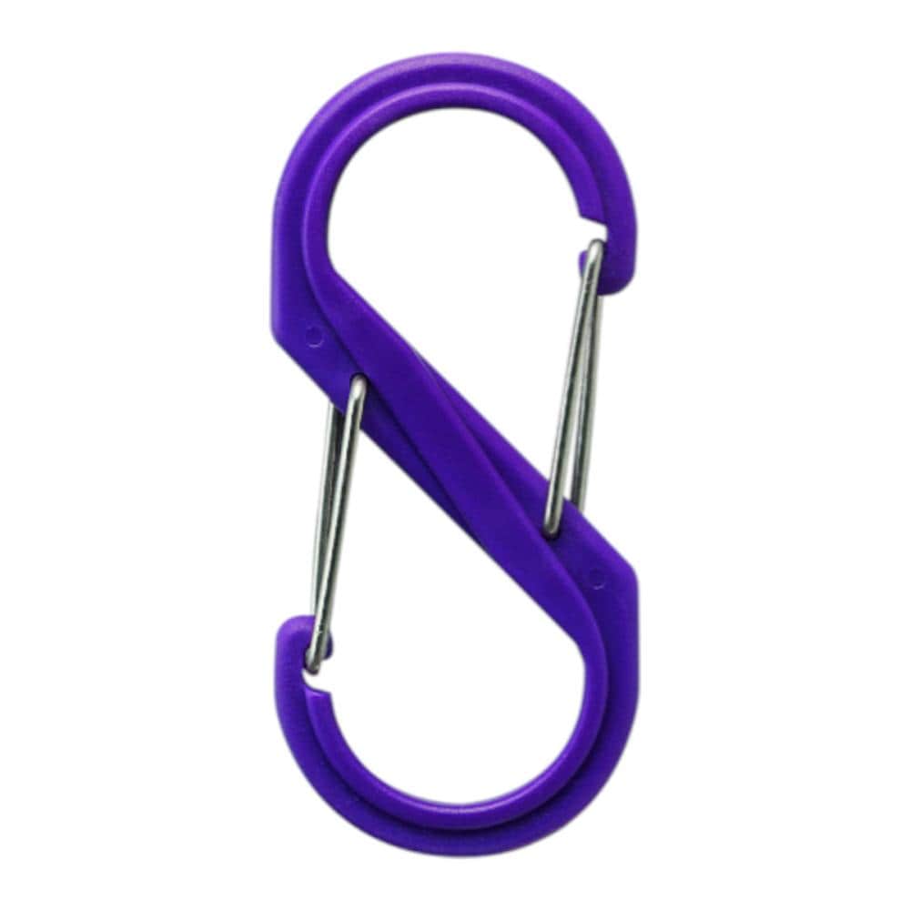 光　Ｓ型カラビナ　大　パープル　Ｂ－ＫＲＳＡ８８－４
