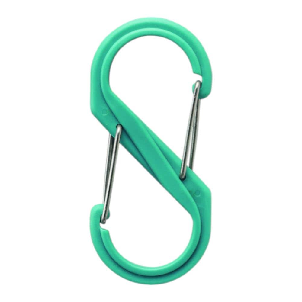 光　Ｓ型カラビナ　大　ターコイズ　Ｂ－ＫＲＳＡ８８－７