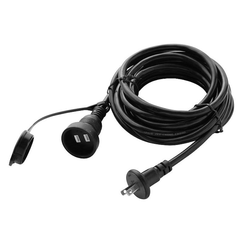 屋外用延長ケーブル５ｍ　１５００Ｗ