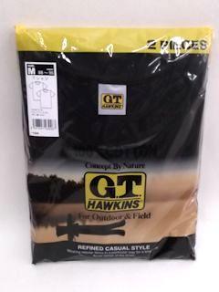 ホーキンス２枚組　Ｔシャツ　ブラック　Ｍサイズ