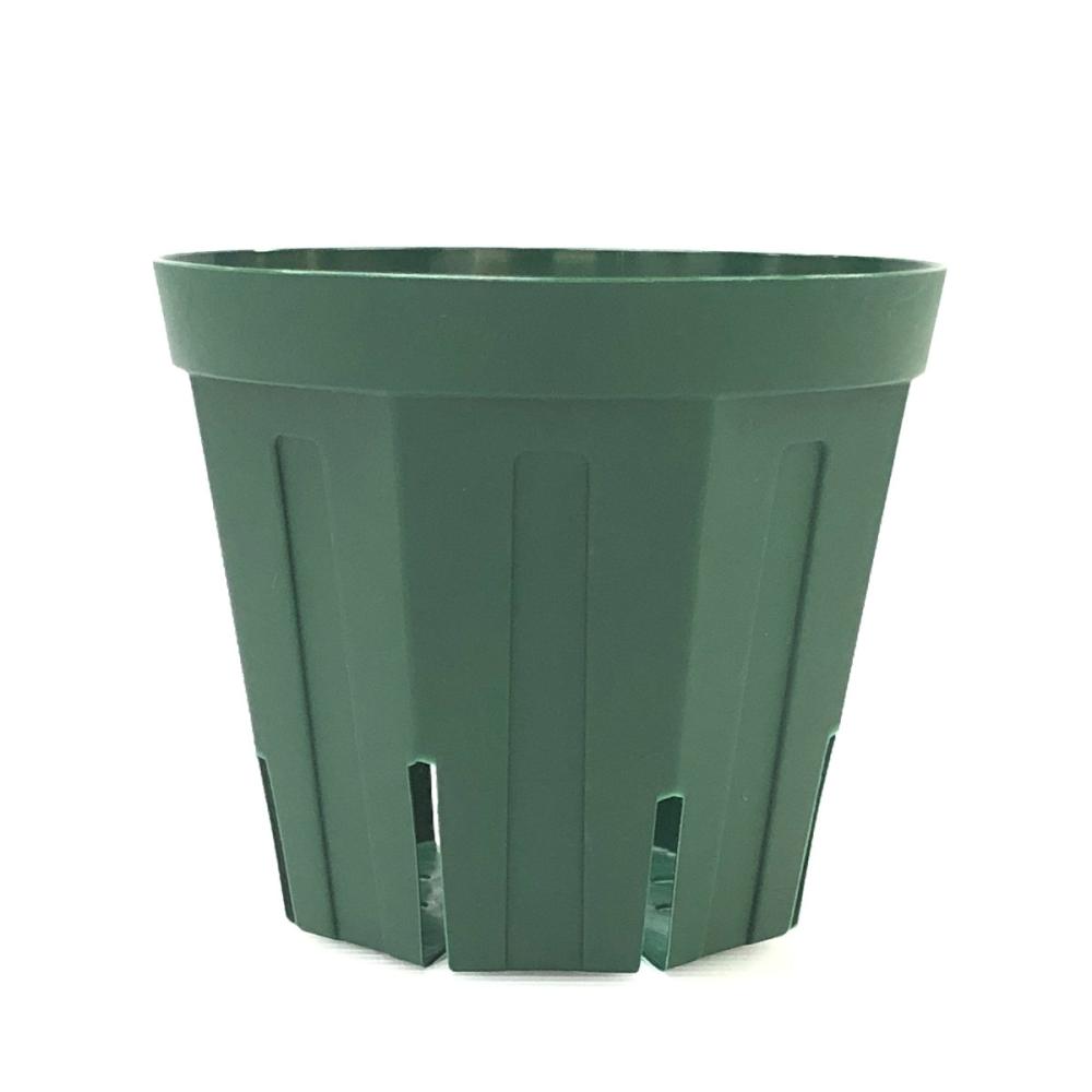 スリット鉢４号　モスグリーン　ケース販売（３００個入）