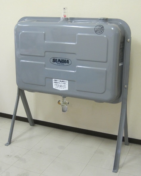 サンダイヤステンレスオイルタンク２００型屋外用　小出し・配管兼用タイプＫＵ３－２００ＳＪＴ１３０３