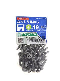 ステン　ナベドリルネジＰ　４×１９