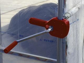 ハウス用サイド巻上げ機　ＪＭＱ－２２５－Ａ